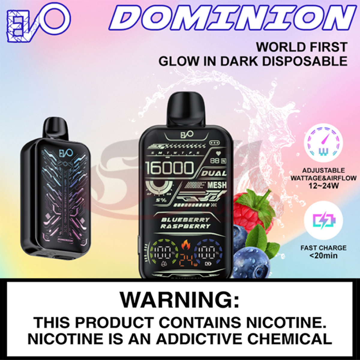 EVO Dominion - 16000 Puff Disposable Vapes [5PC]